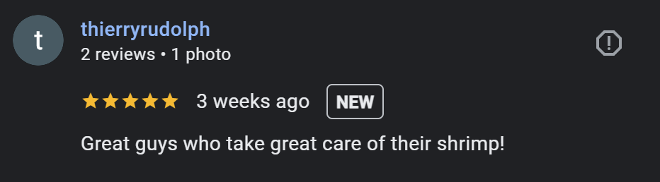 Google review screenshot