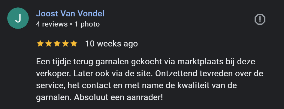 Google review screenshot
